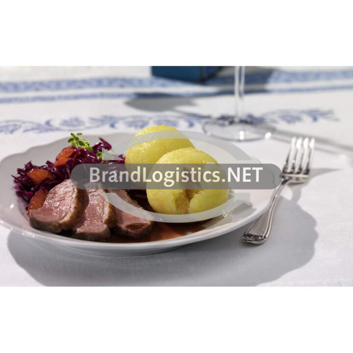 Entenbrustfilets mit Orangen-Blaukraut und Sonntagsklößen