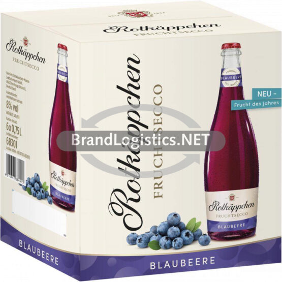 Rotkäppchen Fruchtsecco Blaubeere Karton 6x0,75 l