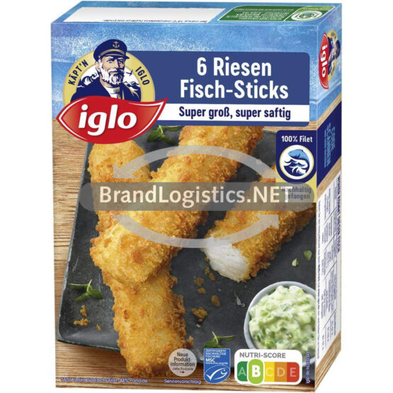 iglo 6 Riesen Fisch-Sticks 240 g