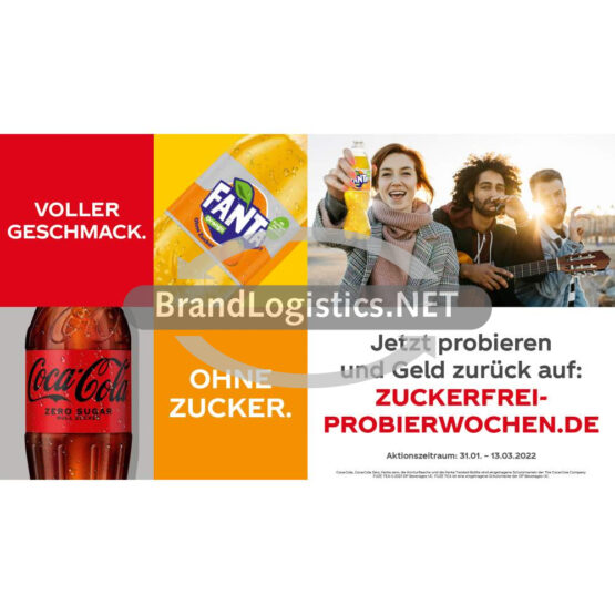 Coca Cola Zero Sugar Promotion Bildschirmgrafik 1920x1080