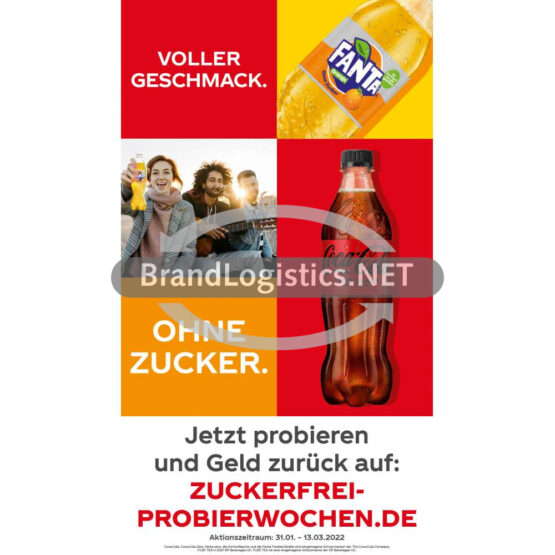 Coca Cola Zero Sugar Promotion Bildschirmgrafik 1080x1920