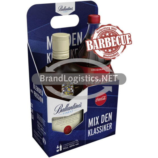 Ballantine's Finest 40% vol. 0,7 l + Coca-Cola 1 l