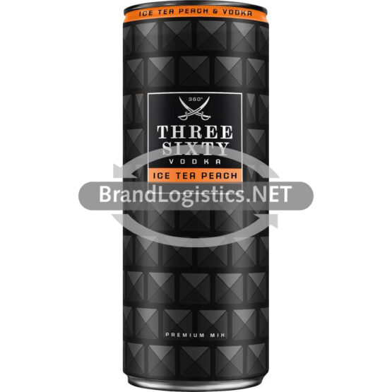 Three Sixty Vodka & Ice Tea Peach 10 % Vol. 0,33 l