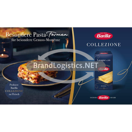 Barilla Waagengrafik Collezione Lasagne Fleisch 800x468