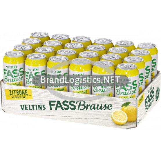 VELTINS Fassbrause Zitrone 24x0,5 l