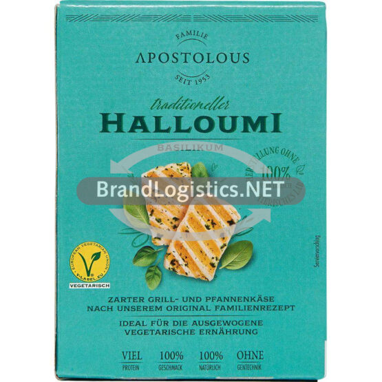 Apostels Halloumi Basilikum 200 g