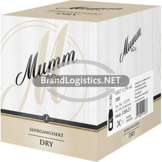 Mumm Dry Jahrgangssekt 12x0,2 l