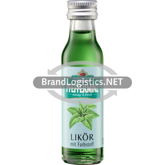 Nordbrand Pfefferminz Likör 18% vol. 0,02 l