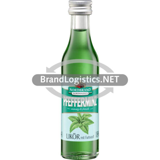 Nordbrand Pfefferminz Likör 18% vol. 0,04 l