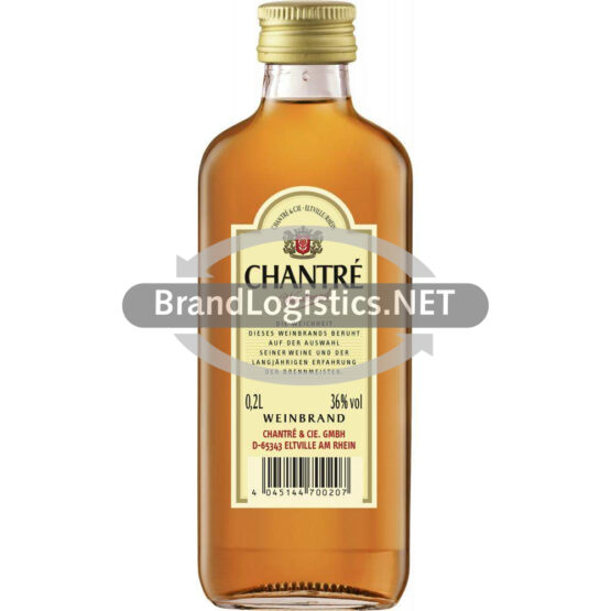 Chantré Weinbrand 36% vol. 0,2 l