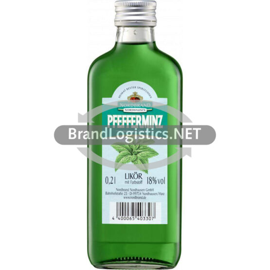 Nordbrand Pfefferminz Likör 18% vol. 0,2 l