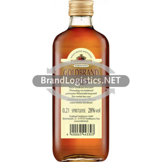 Nordbrand Goldbrand mild 28 % vol. 0,2 l
