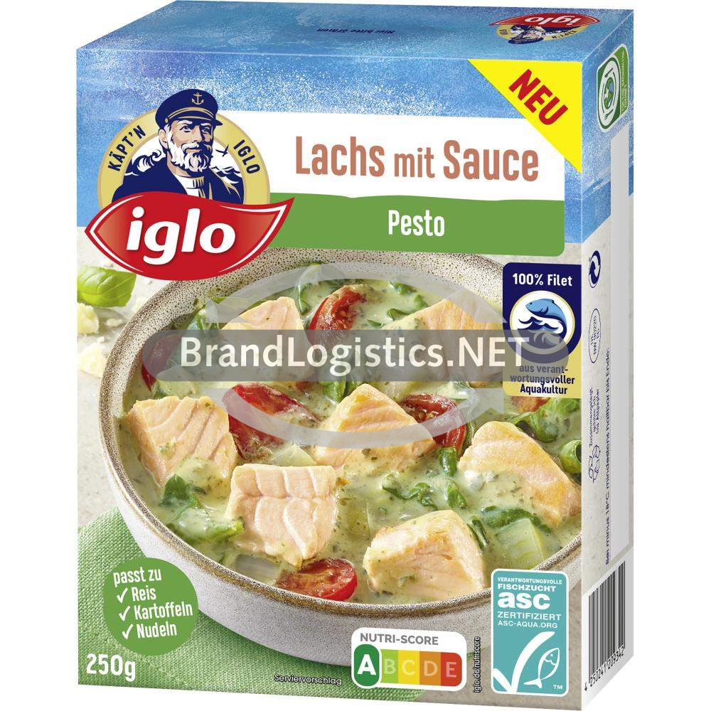 iglo Lachs mit Sauce Pesto 250 g