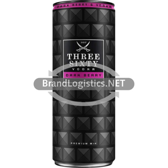 Three Sixty Vodka & Dark Berry 10% vol. 0,33 l