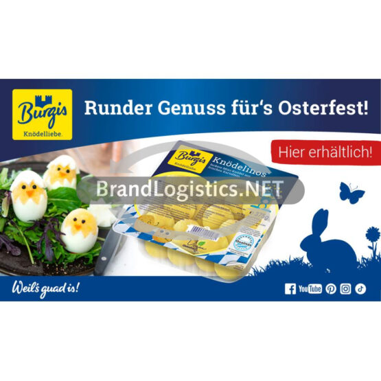 Burgis Sonntagsknödel Osterdesign Waagengrafik 800x468