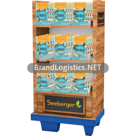 Seeberger Roasted Range 3-fach Display 108x150 g