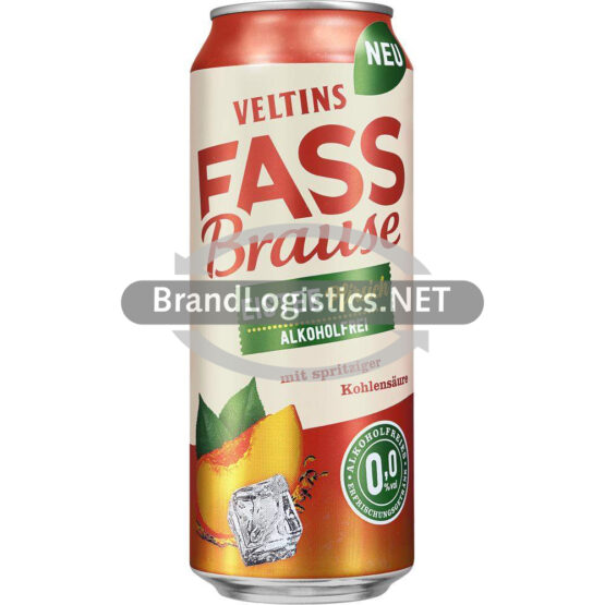 VELTINS Fassbrause Eistee Pfirsich Dose 0,5 l