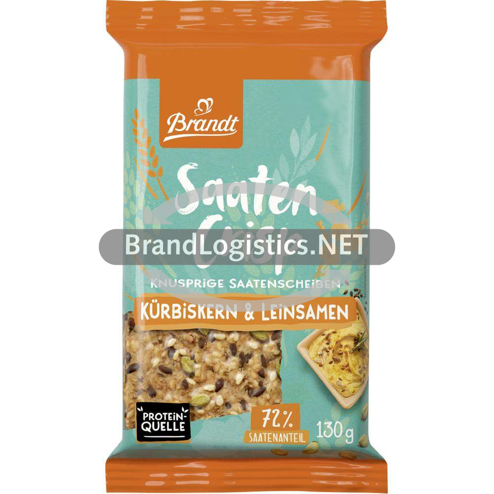 Brandt Saaten Crisp Kürbiskern & Leinsamen 130 g