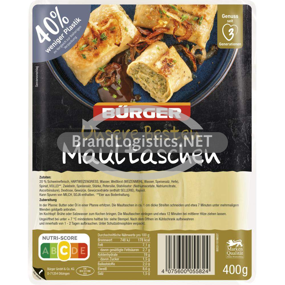 Bürger Unsere Besten Maultaschen 400 g