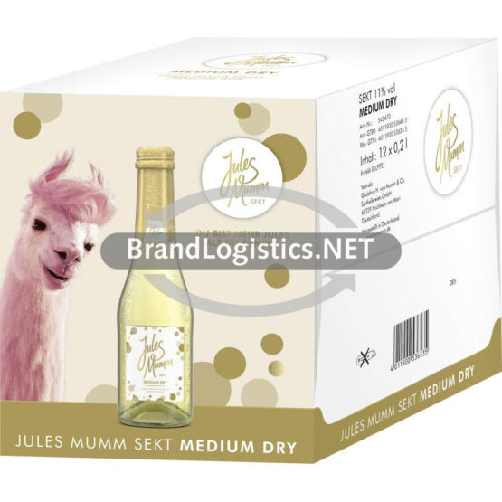 Jules Mumm Mini Medium Dry Karton 11% vol. 12x0,2 l