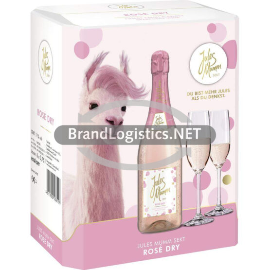 Jules Mumm Rosé Dry Karton 11% vol. 6x0,75 l