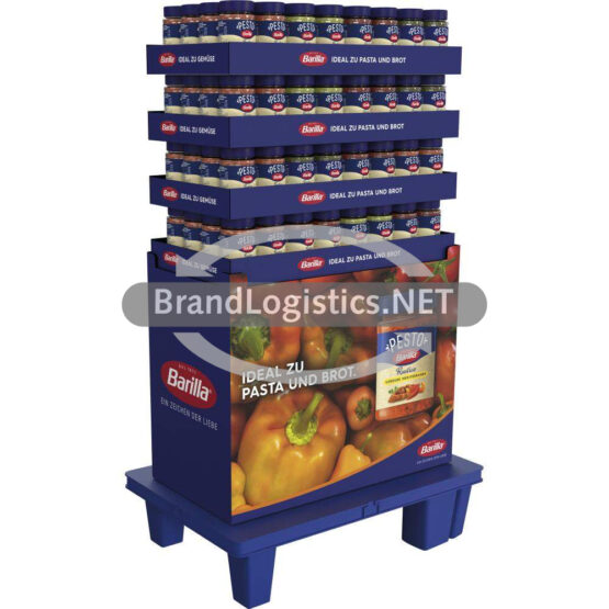 Barilla Pesto Rustico Mix - Display 4-fach 128x200 g